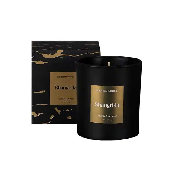 Scented candle with wooden lid, RB202059