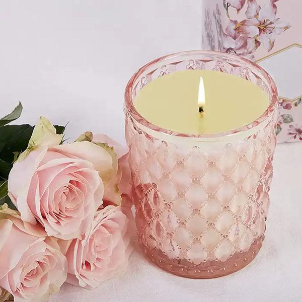 Homemade scented candles