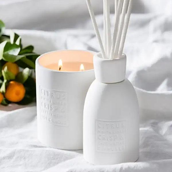 Natural soy wax scented candles