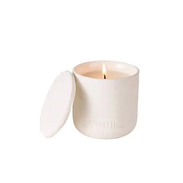 White ceramic scented candles