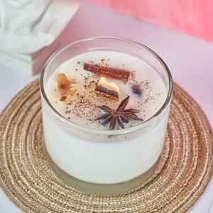 Scented Candle with Crystal