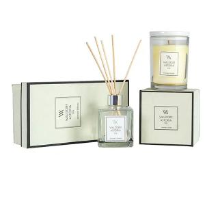 Reed diffuser and candle