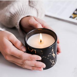 Ceramic soy candle