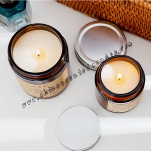 Scented jar candle